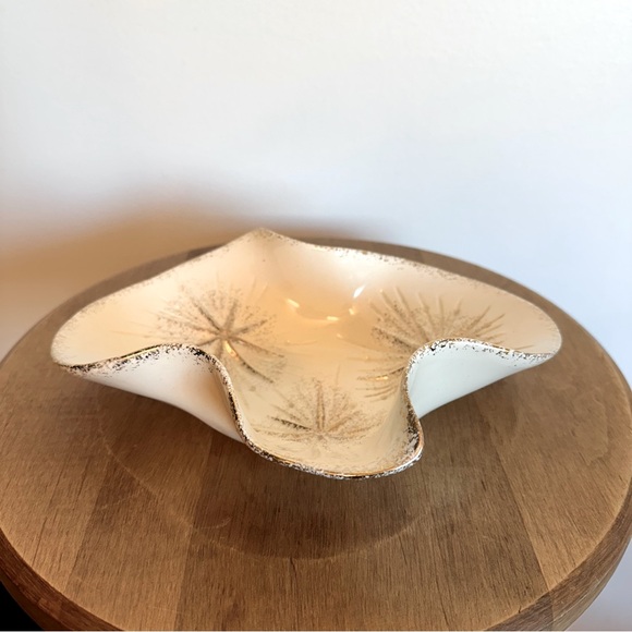 California Pottery Other - SOLD- Vintage MCM Atomic Starburst Design Dish Gift California Original #741